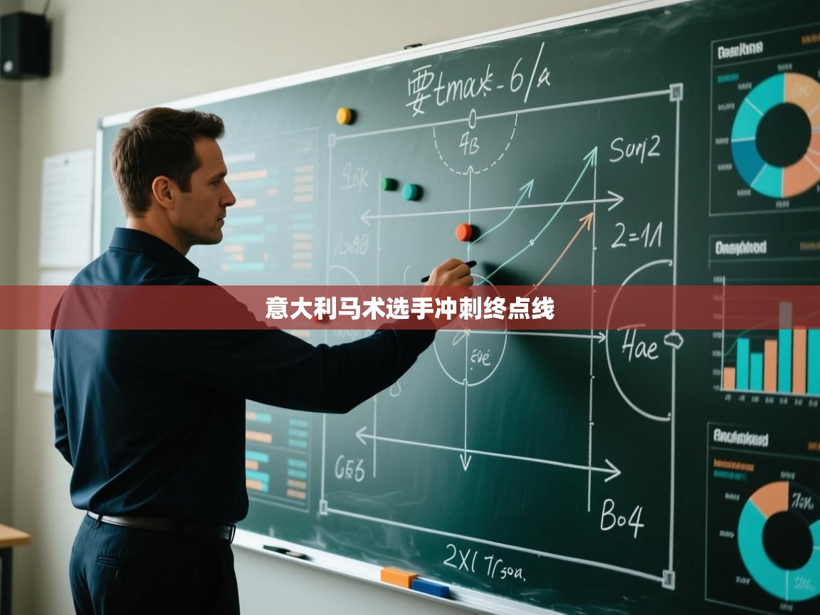 意大利马术选手冲刺终点线  第2张